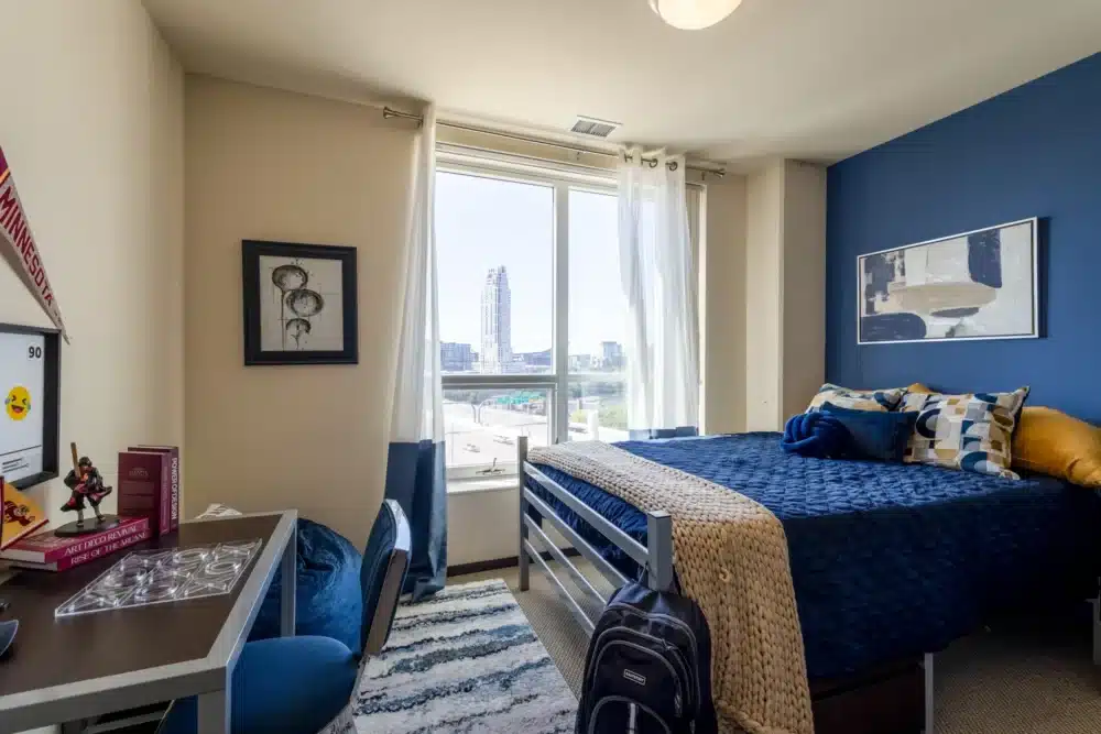 private bedroom the bridges dinkytown apartments near the university of minnesota